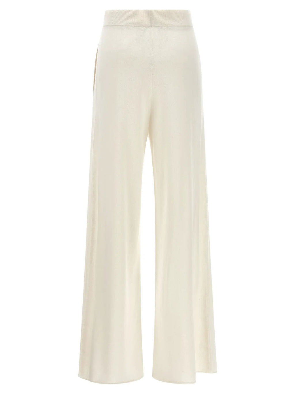 Max Mara White Cashmere Casual Pants