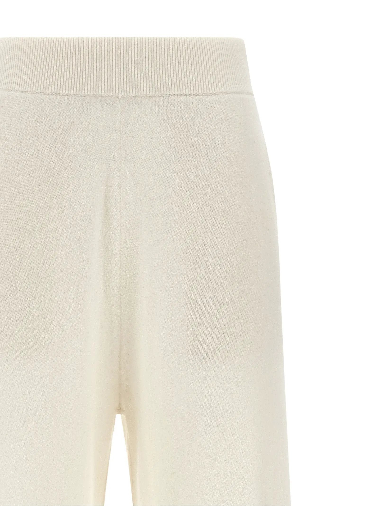 Max Mara White Cashmere Casual Pants