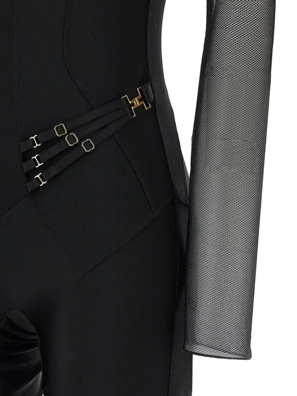 Elisabetta Franchi Elisabetta Franchi Black Polyamide Jumpsuit