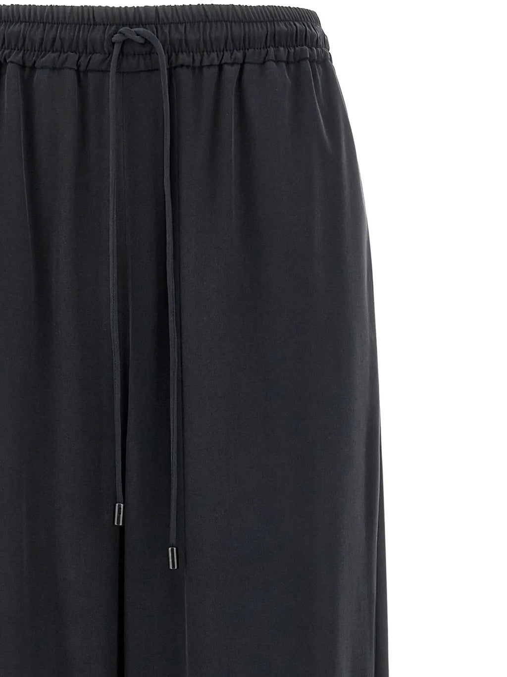 Max Mara Blue Silk Casual Pants