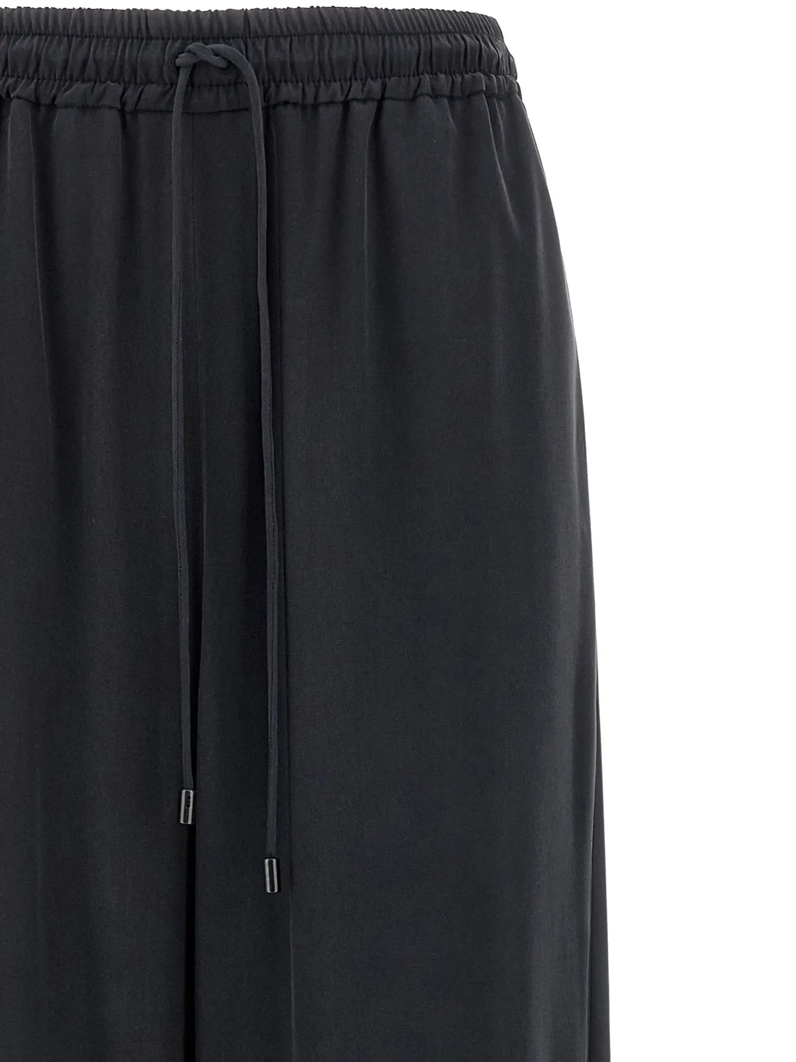 Max Mara Blue Silk Casual Pants