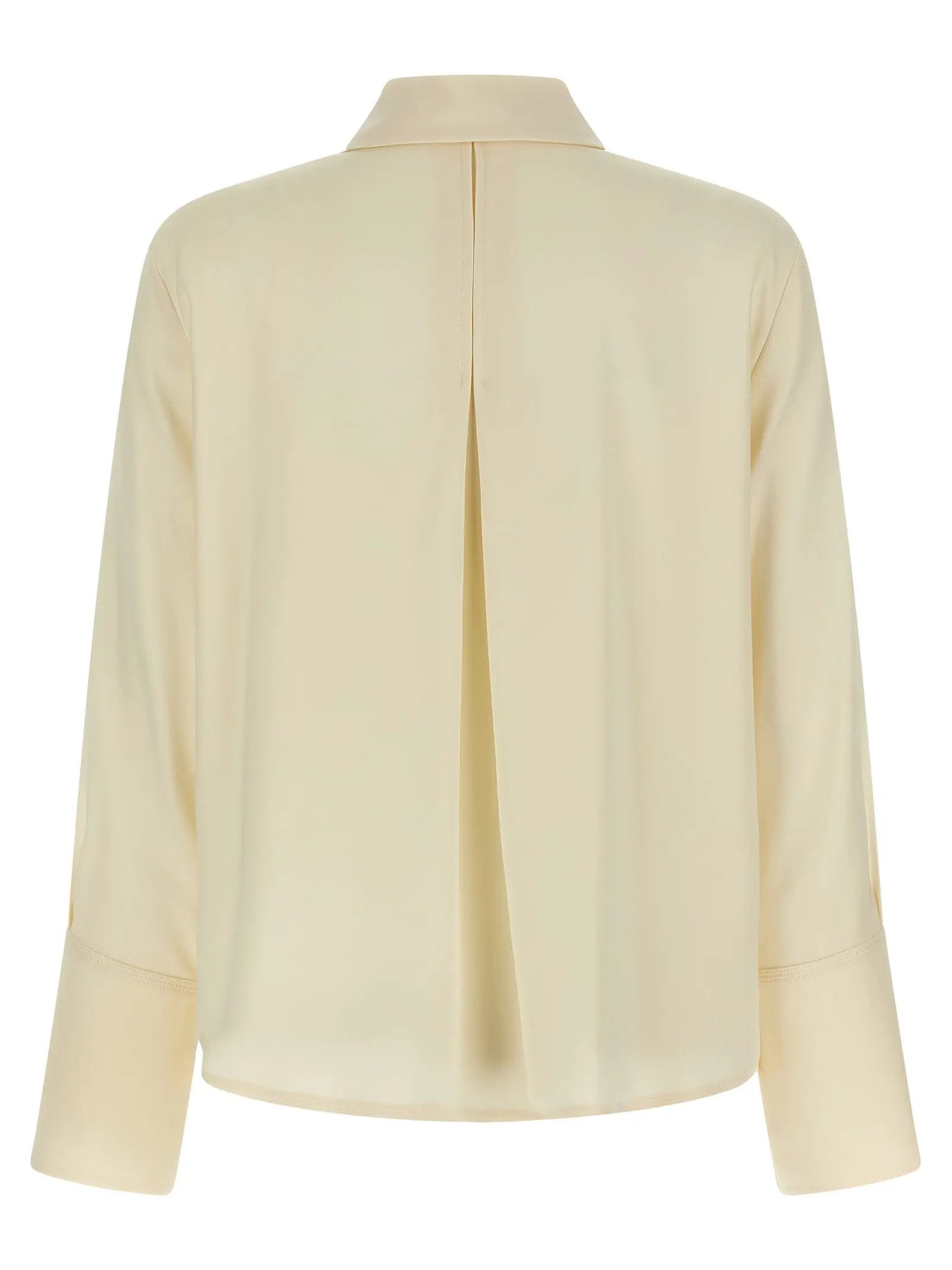 Max Mara White Silk Blouse