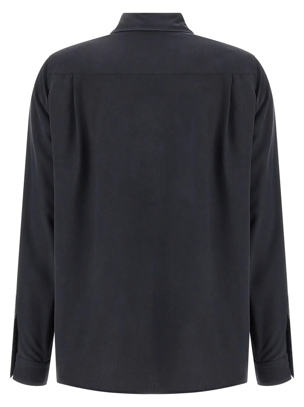 Max Mara Gray Silk Blouse