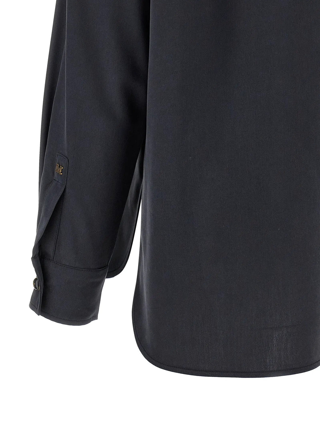Max Mara Gray Silk Blouse
