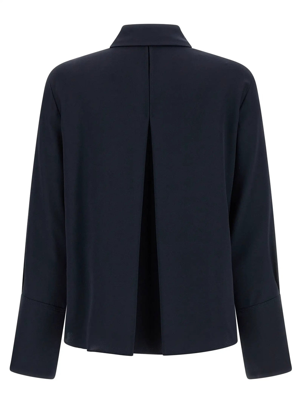 Max Mara Blue Silk Blouse