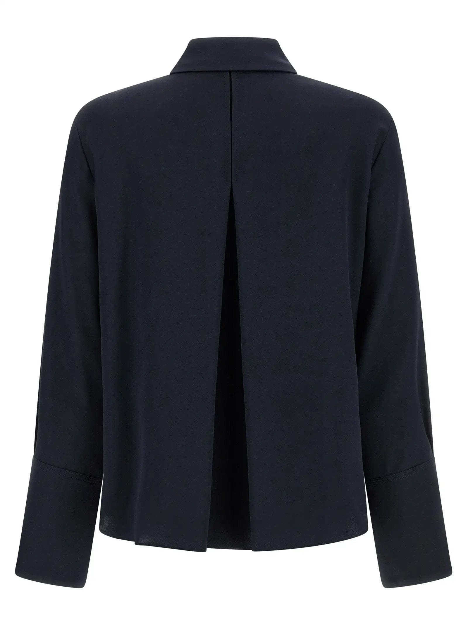 Max Mara Blue Silk Blouse