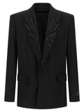 Balmain Black Virgin Wool Blazer
