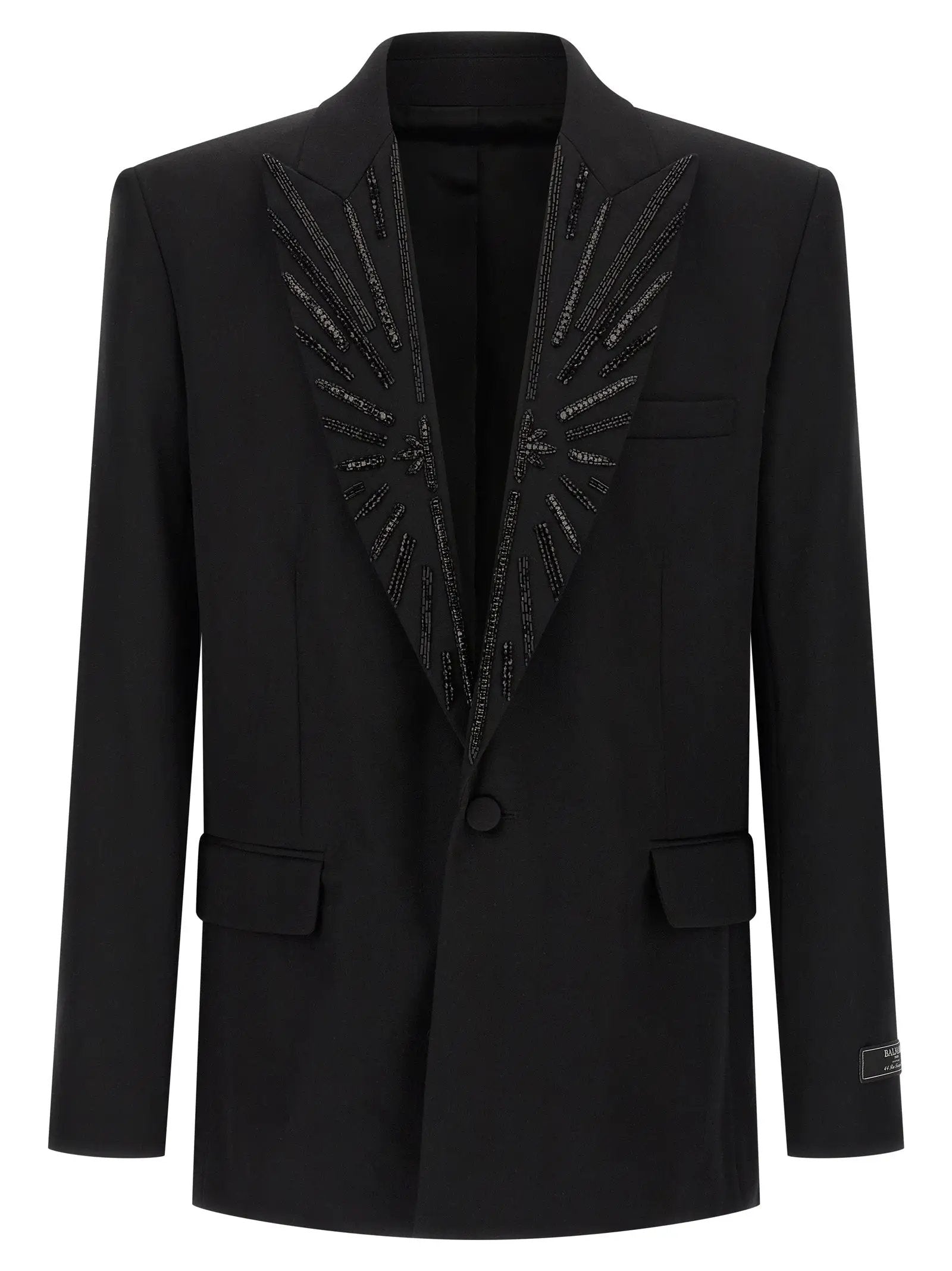Balmain Black Virgin Wool Blazer