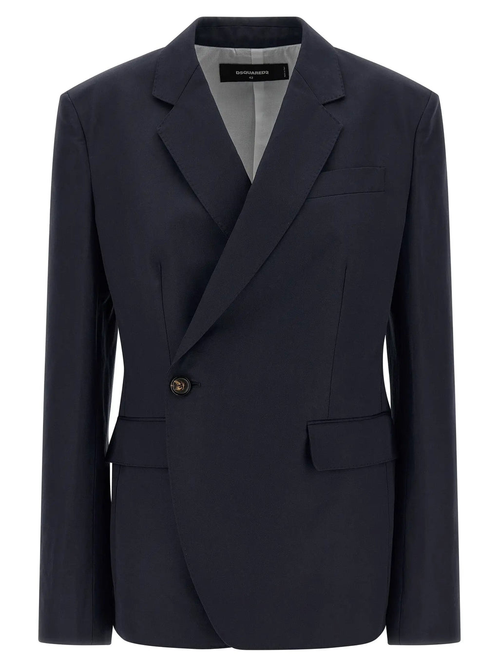 Dsquared² Blue Cotton Blazer