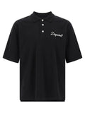 Dsquared² Black Cotton Polo Shirt