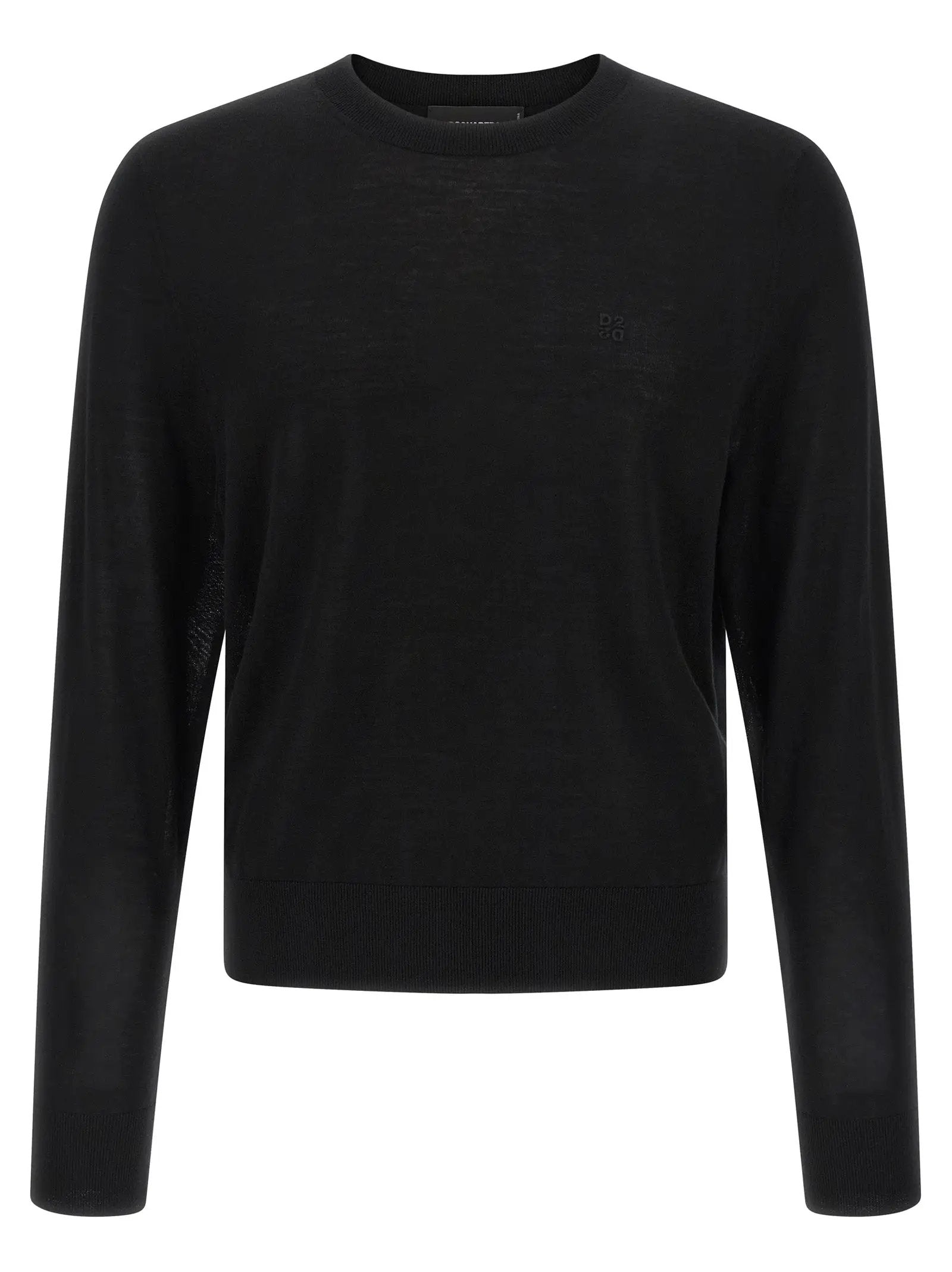 Dsquared² Black Wool Cardigan