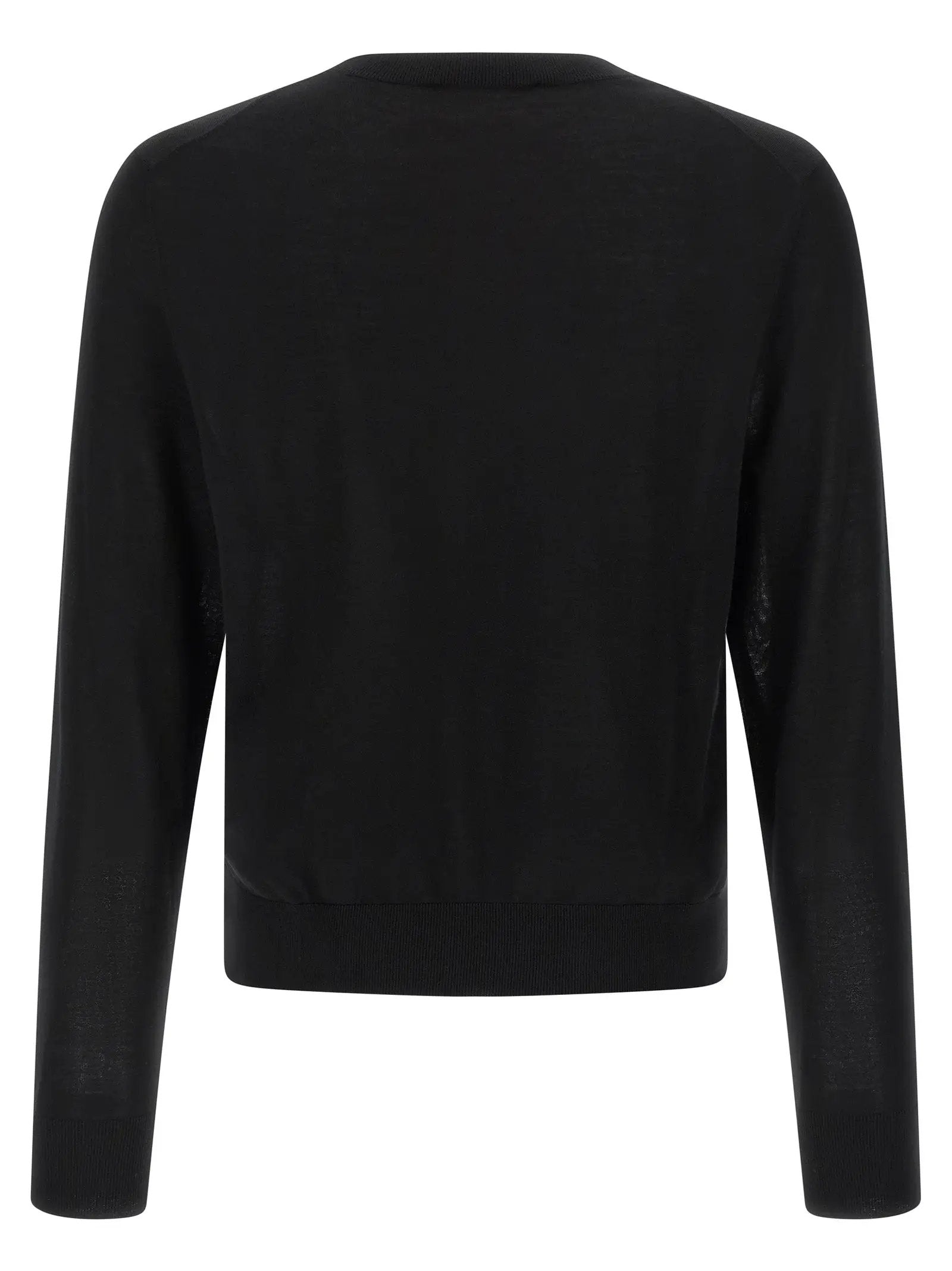 Dsquared² Black Wool Cardigan