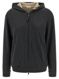 Brunello Cucinelli Gray Cotton Hoodie