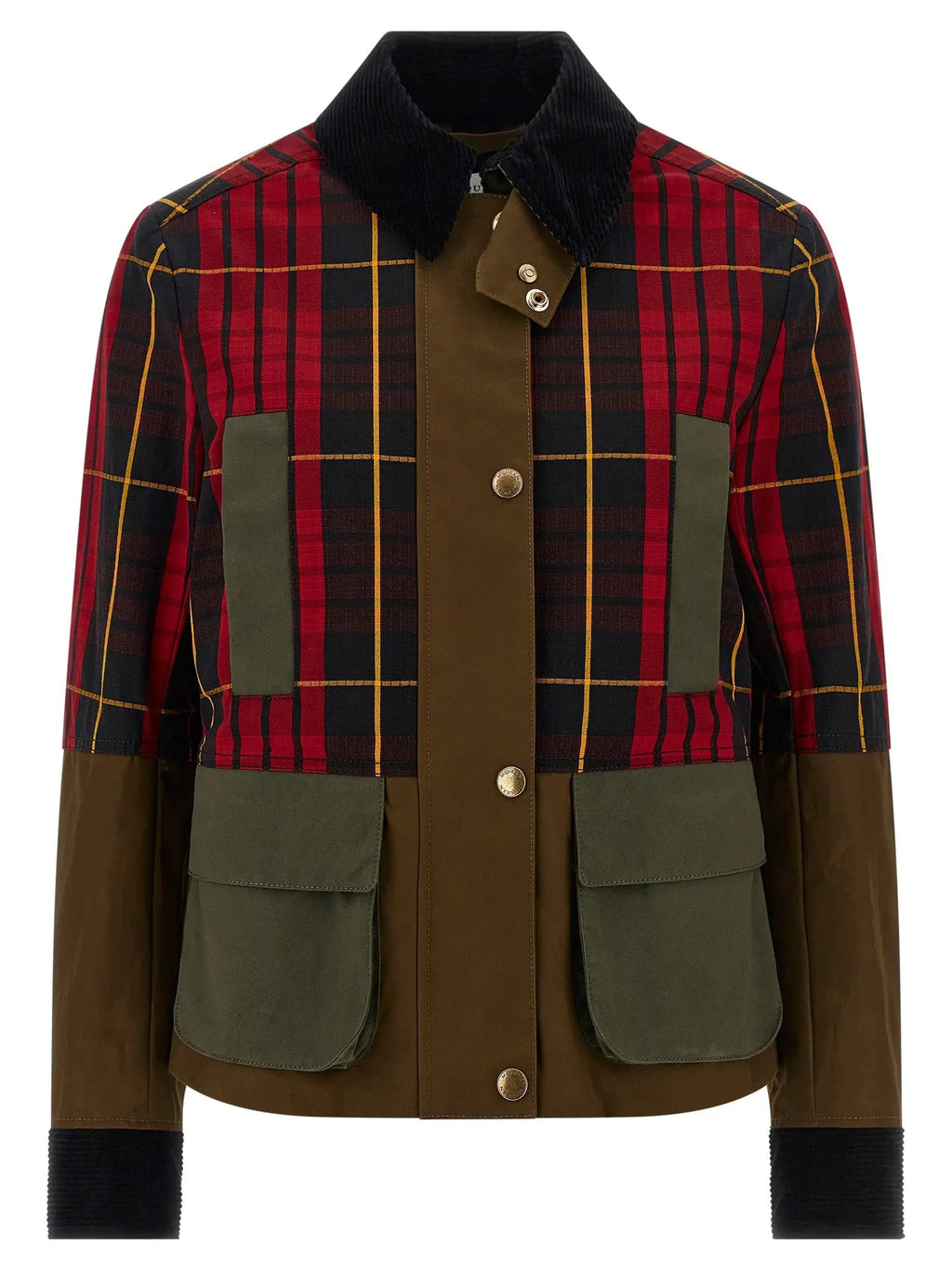 Alexander McQueen Multicolor Cotton Full-Length Jacket