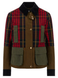 Alexander McQueen Multicolor Cotton Full-Length Jacket