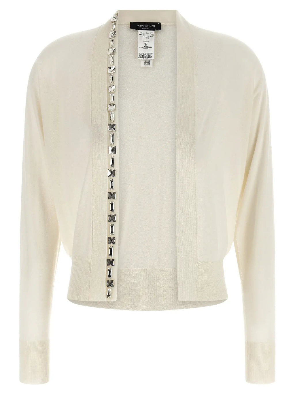 Fabiana Filippi White Cashmere Cardigan