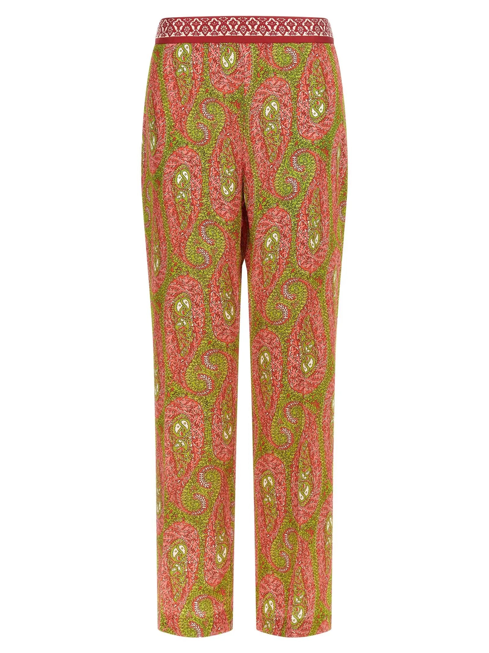 Etro Multicolor Polyester Pants