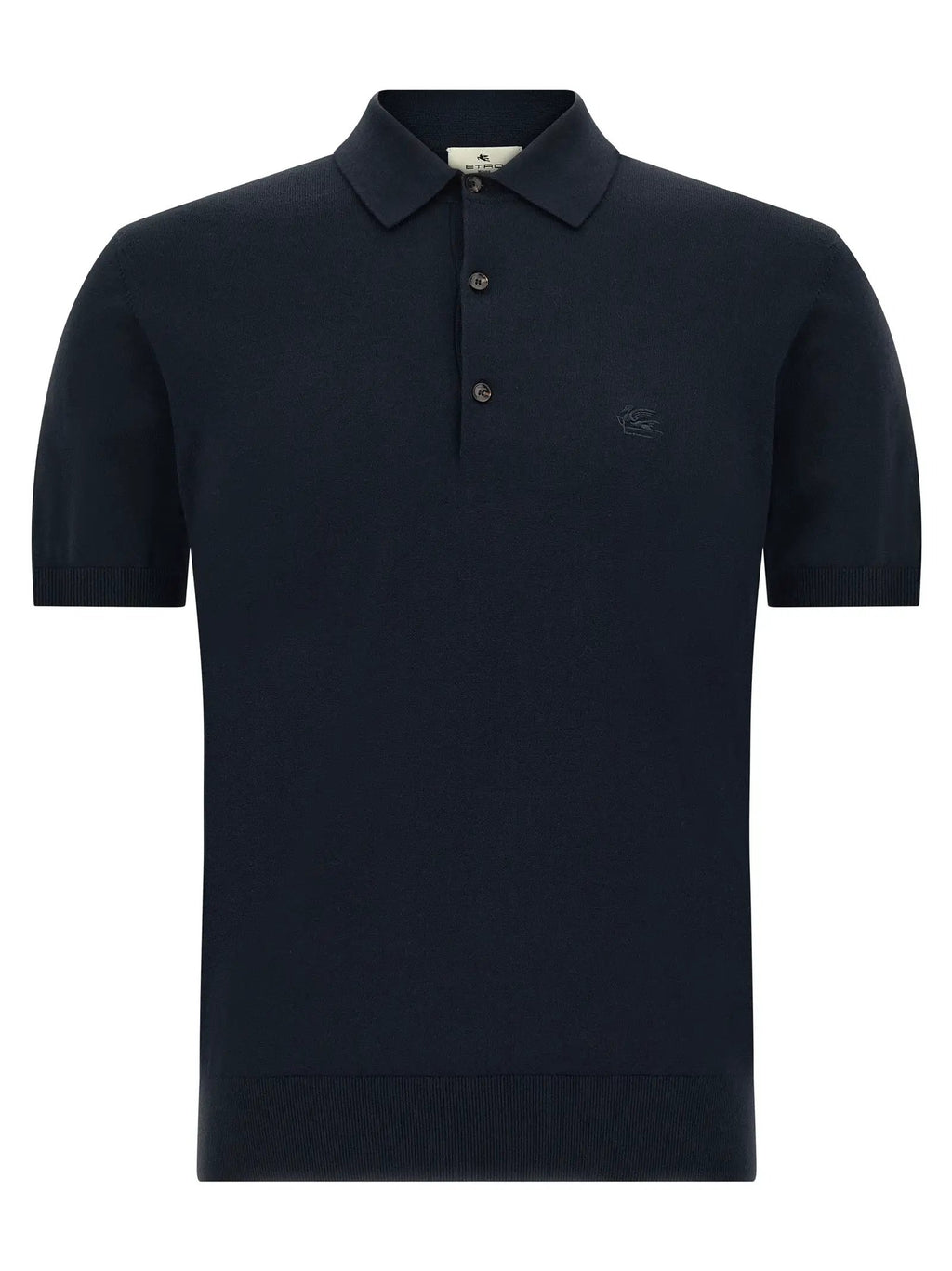 Polo bleu en coton Etro