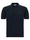 Polo bleu en coton Etro