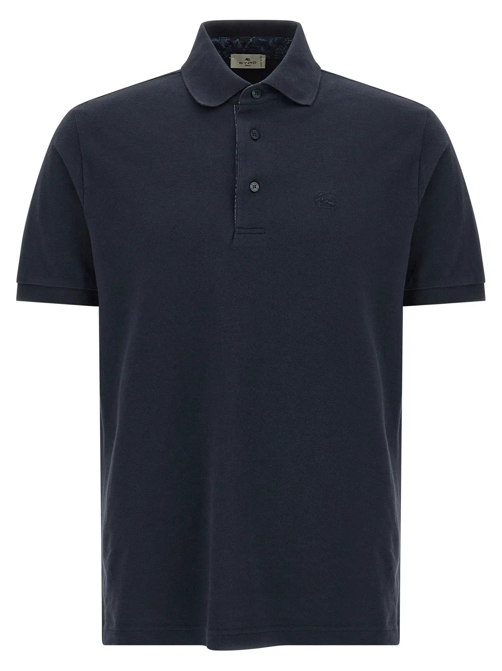 Etro Blue Cotton Polo Shirt