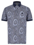 Etro Blue Cotton Polo Shirt