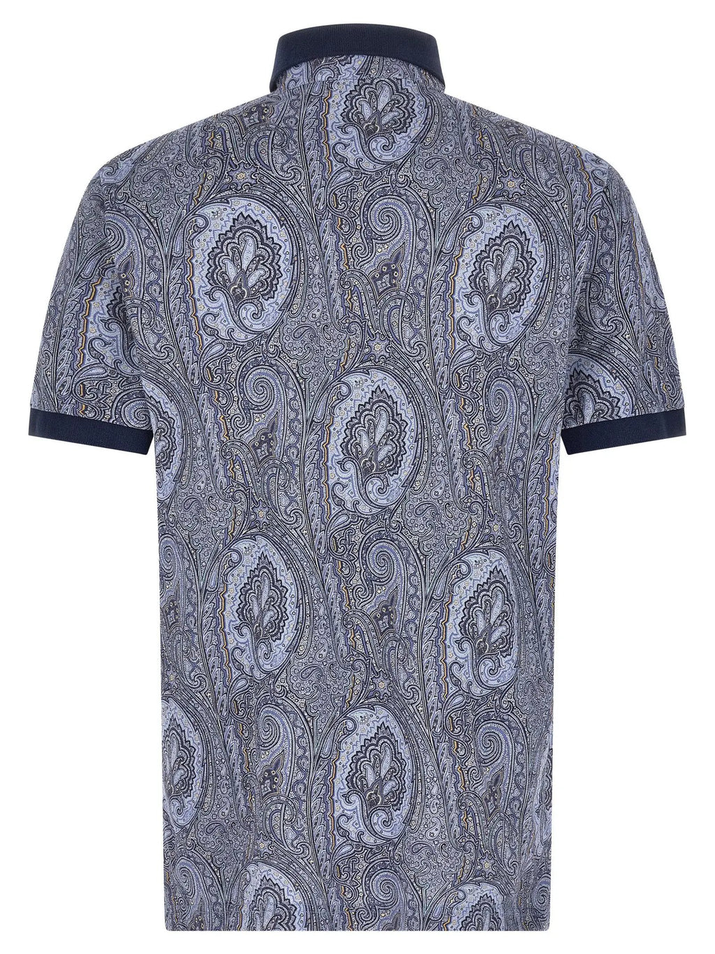 Etro Blue Cotton Polo Shirt