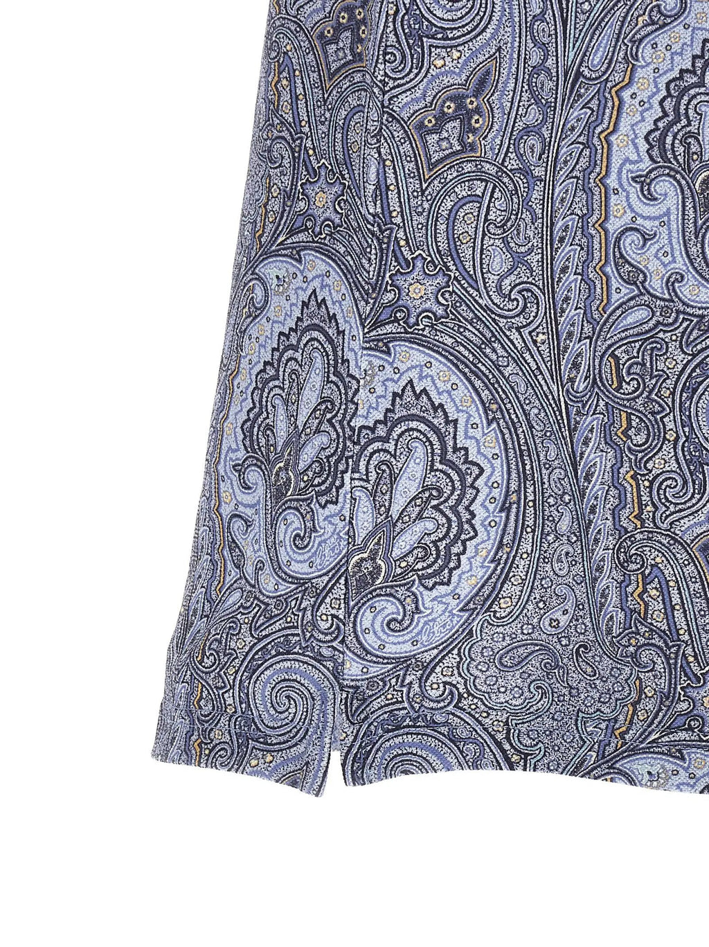 Etro Blue Cotton Polo Shirt