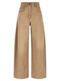 Brunello Cucinelli Beige Cotton Jeans Denim