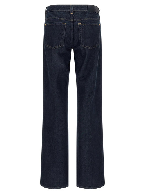 Jean droit en coton bleu 7 For All Mankind