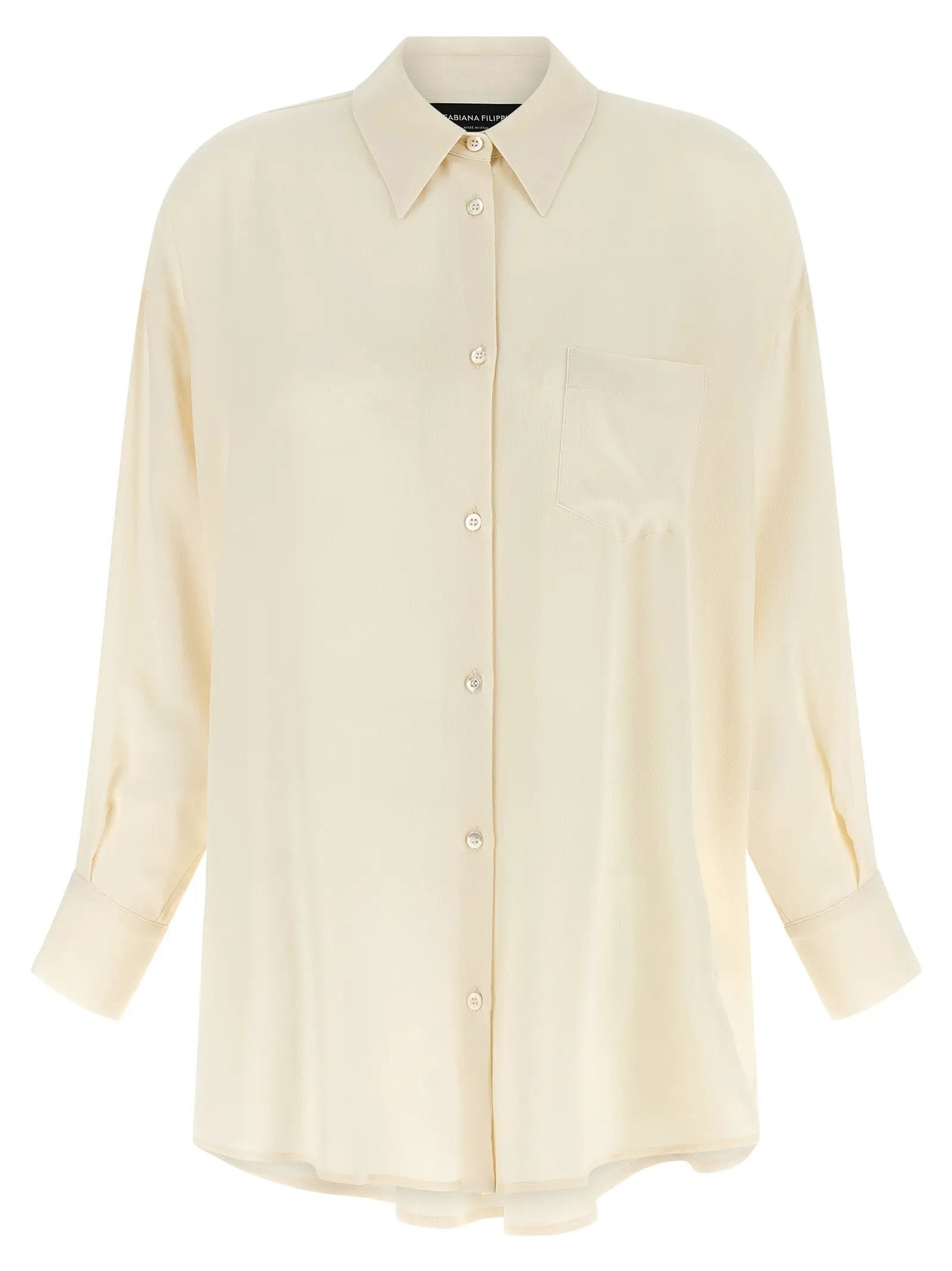 Fabiana Filippi Beige Acetate Blouse