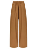 Fabiana Filippi Brown Cotton Casual Pants