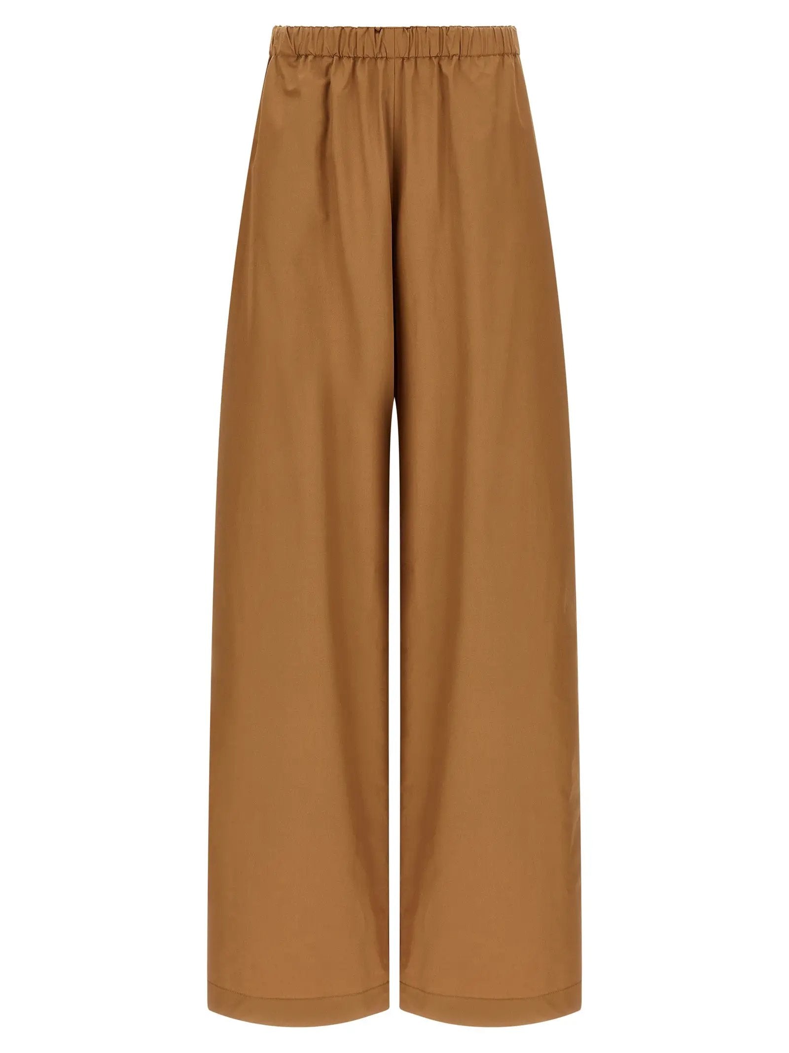 Fabiana Filippi Brown Cotton Casual Pants