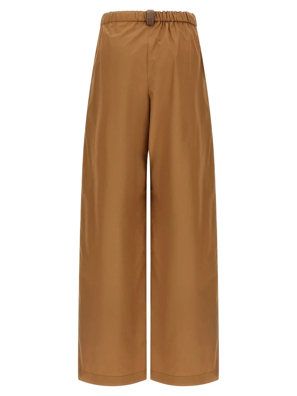 Fabiana Filippi Brown Cotton Casual Pants