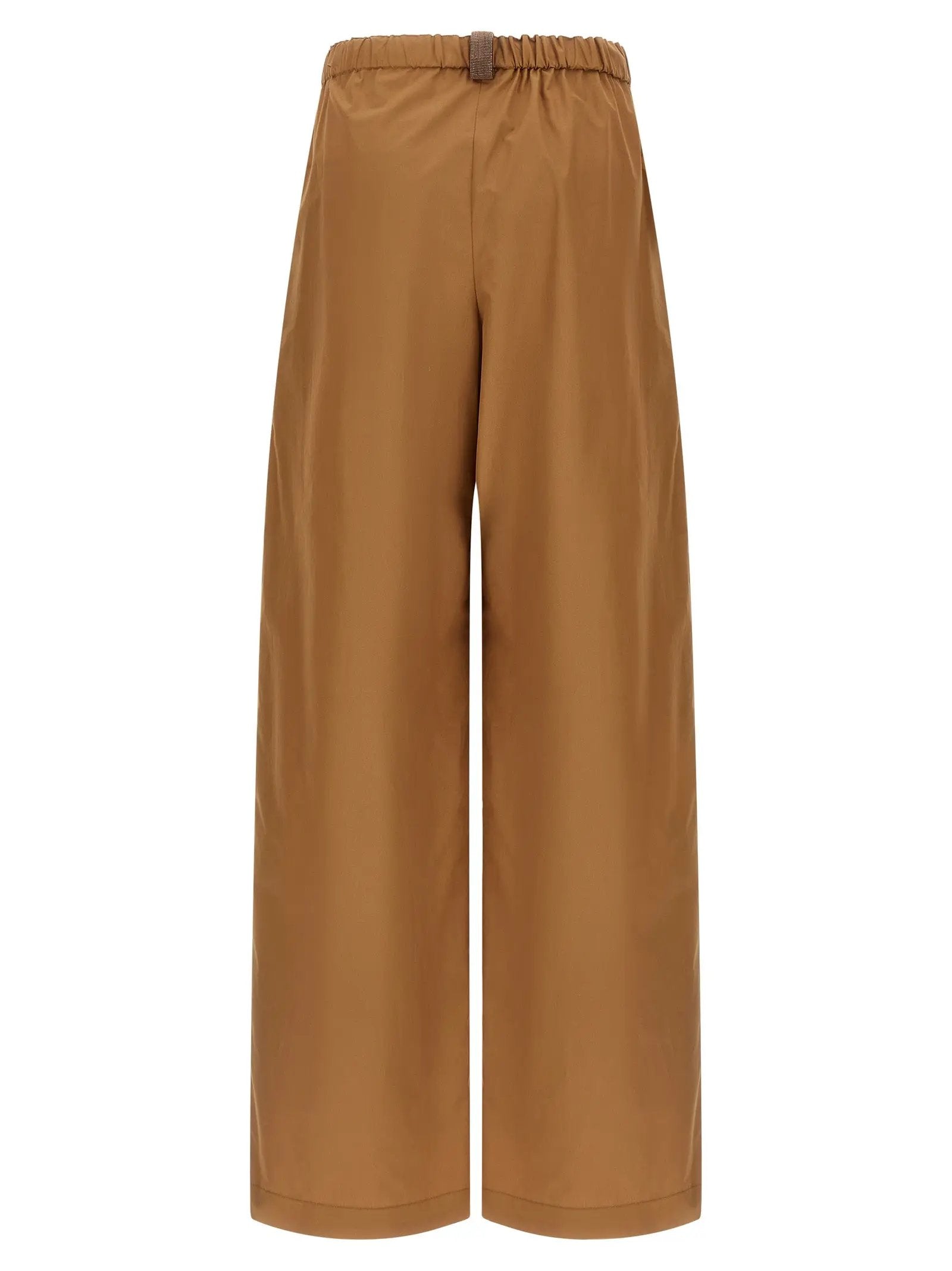 Fabiana Filippi Brown Cotton Casual Pants