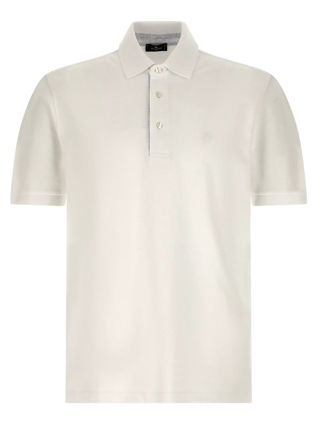 Etro White Cotton Polo Shirt