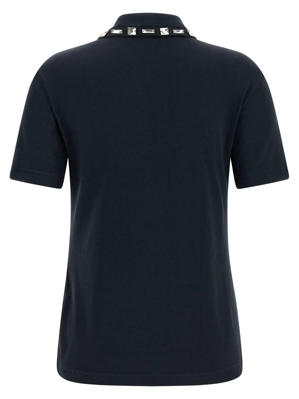 Fabiana Filippi Blue Cotton Polo Shirt
