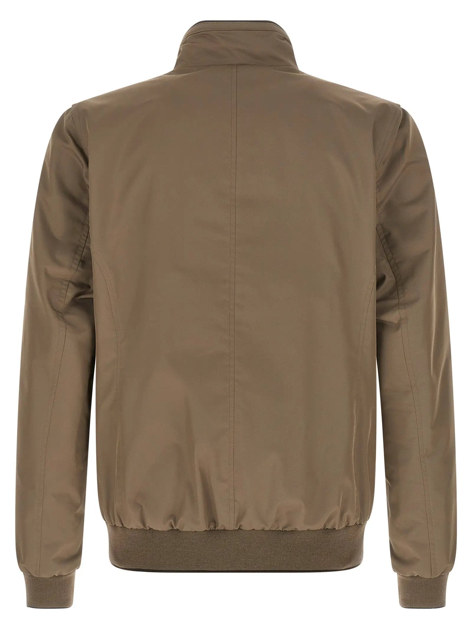 MooRER Beige Polyester Bomber