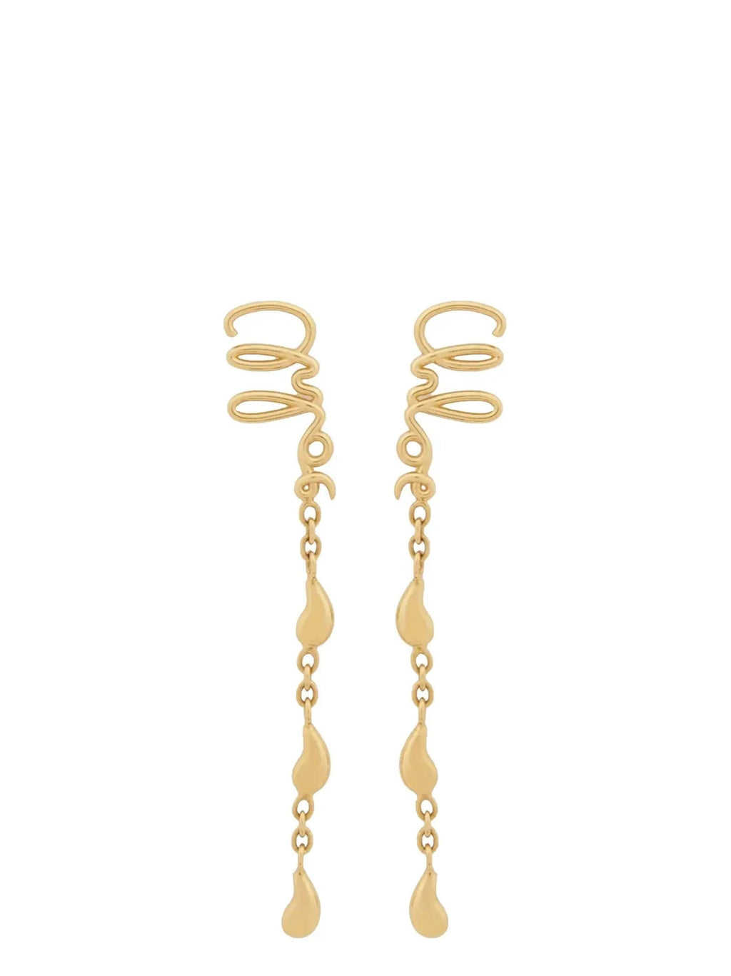 Chloé Gold Brass Earrings