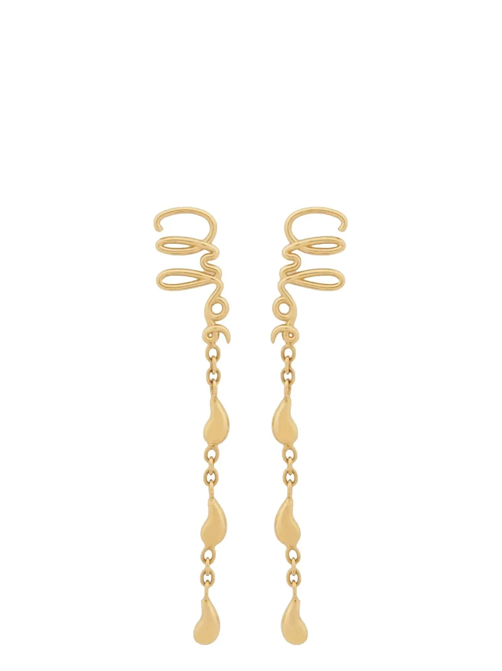 Chloé Gold Brass Earrings