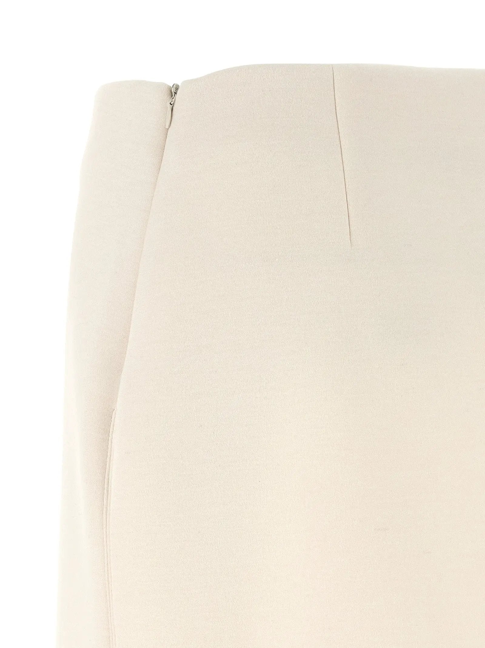 Fabiana Filippi Beige Modal Long Skirt