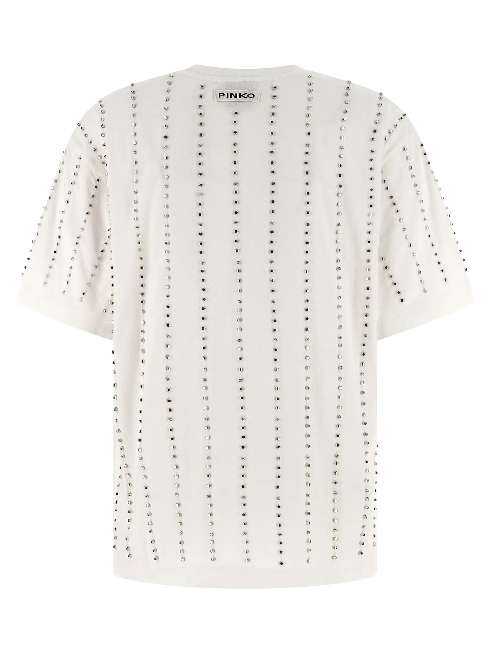 PINKO White Cotton T-Shirt