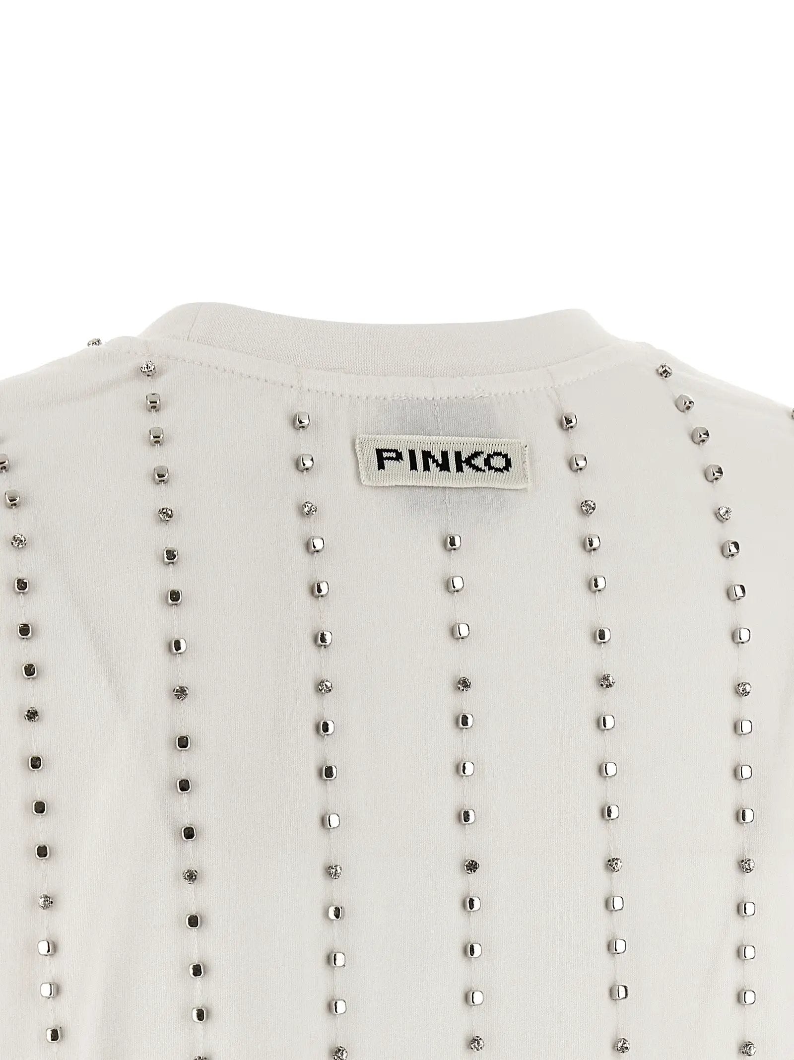 PINKO White Cotton T-Shirt