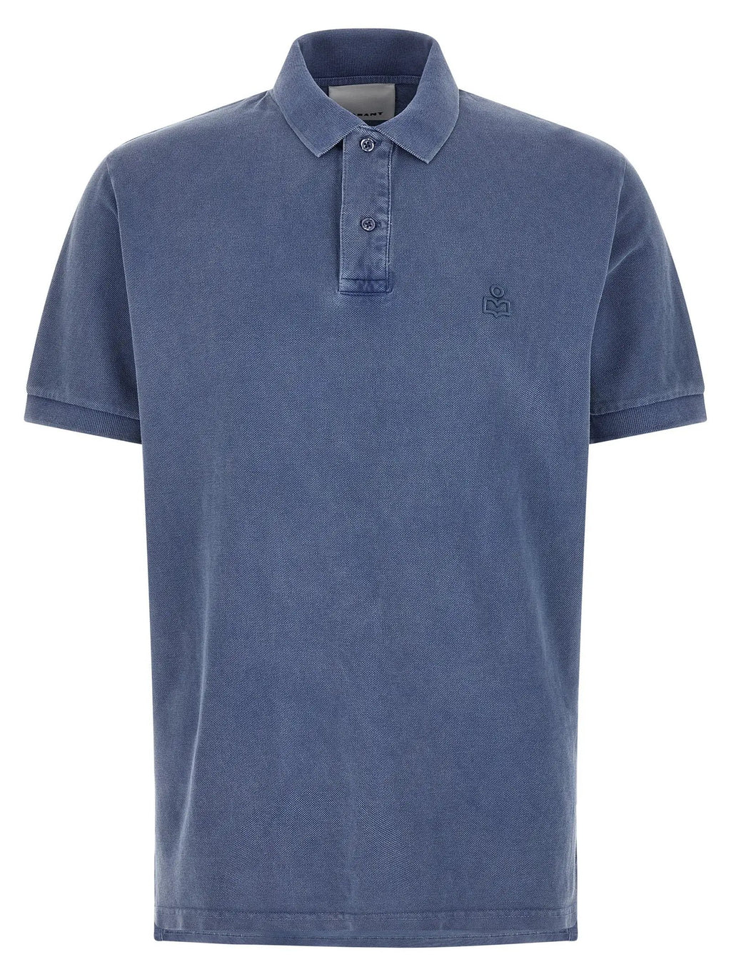 Isabel Marant Blue Cotton Polo Shirt