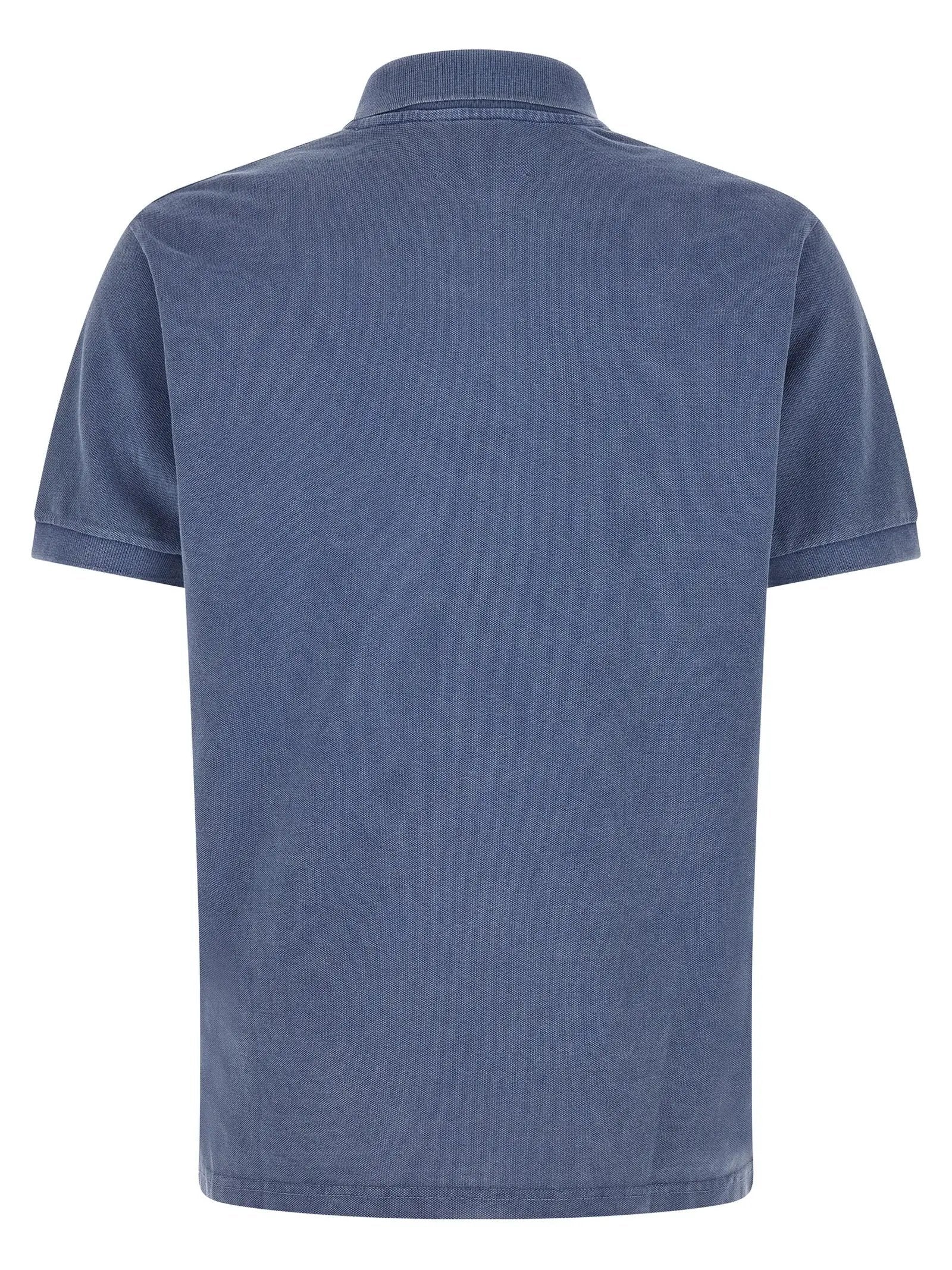 Isabel Marant Blue Cotton Polo Shirt
