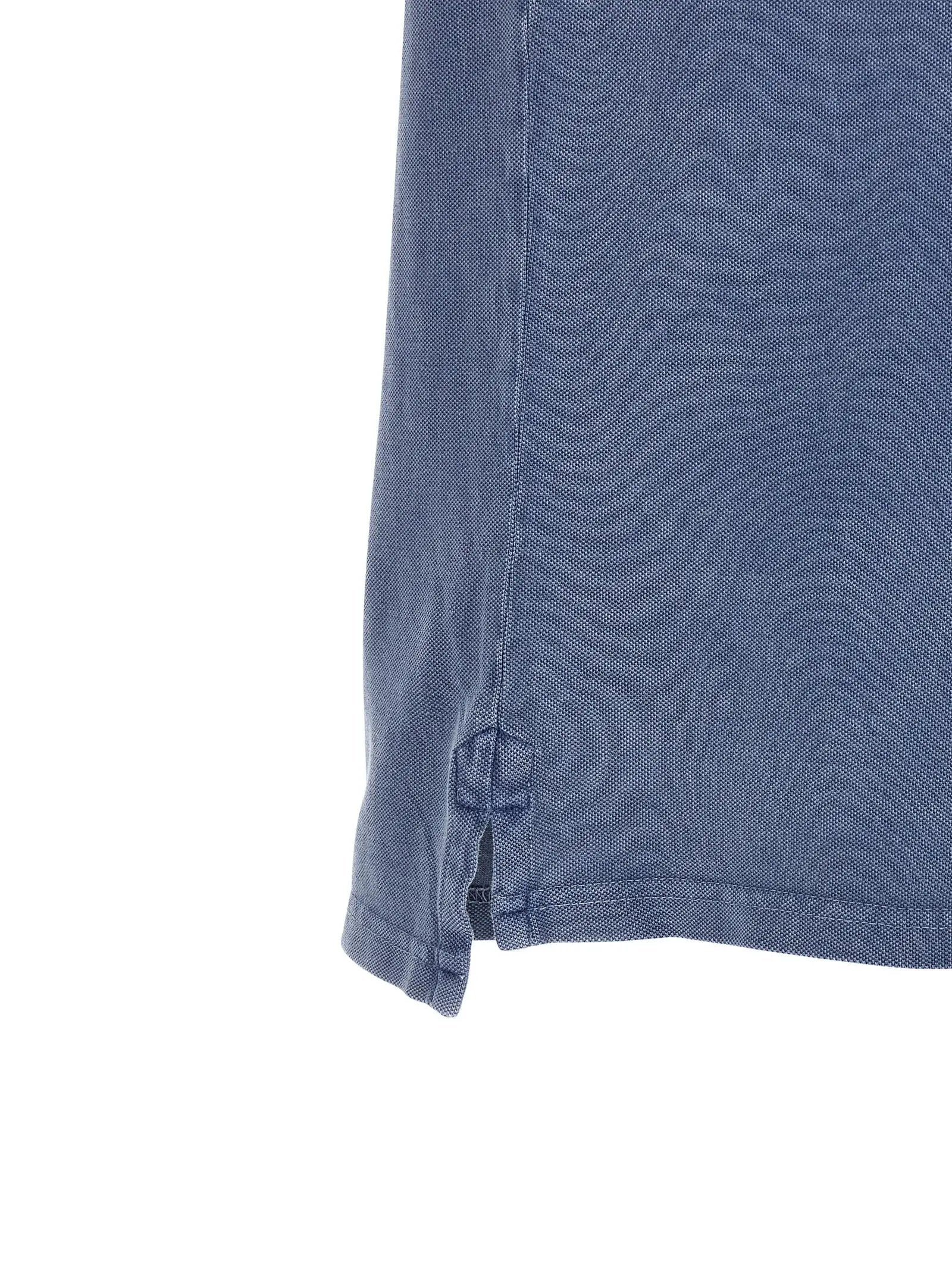 Isabel Marant Blue Cotton Polo Shirt