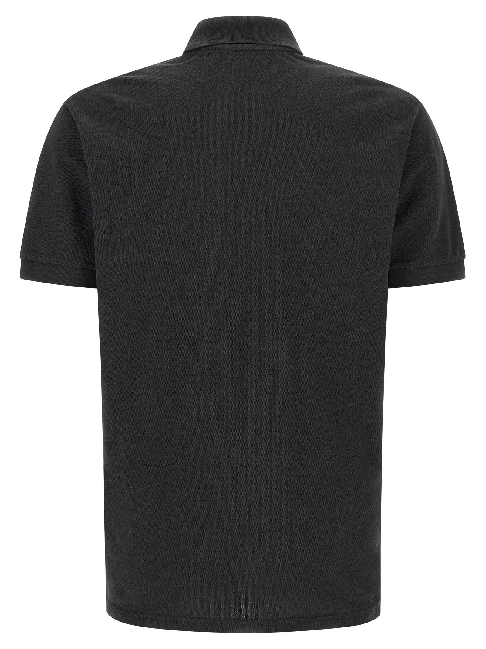 Isabel Marant Black Cotton Polo Shirt