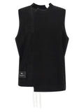 Y-3 Black Rayon Sleeveless Jacket