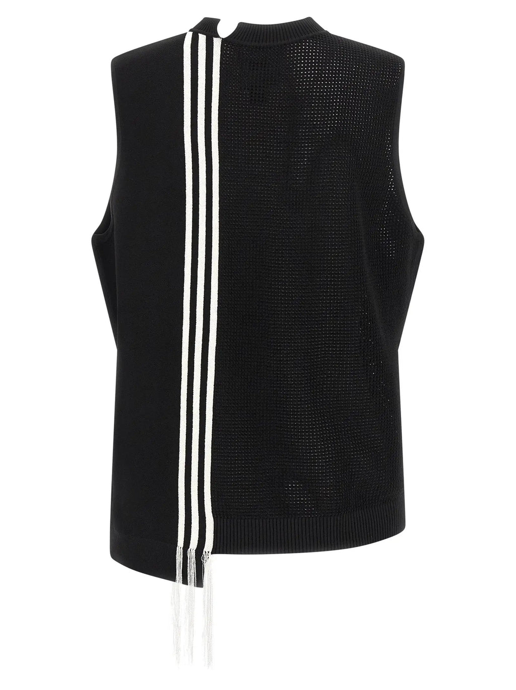 Y-3 Black Rayon Sleeveless Jacket