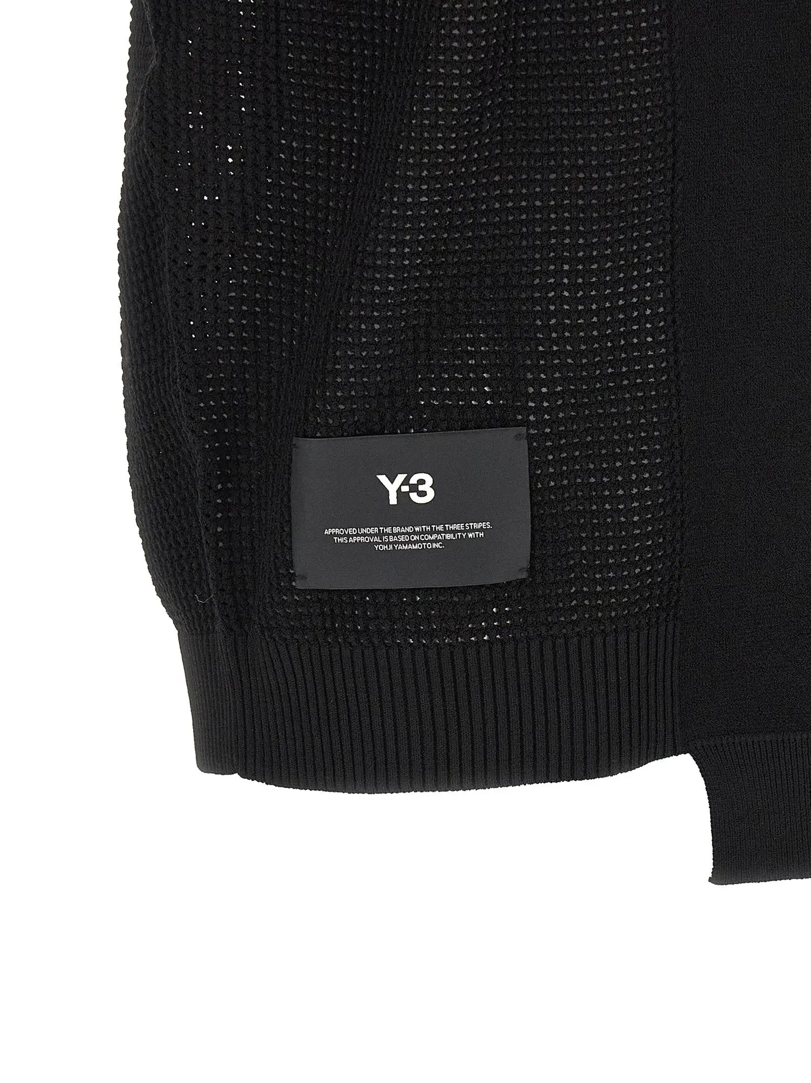 Y-3 Black Rayon Sleeveless Jacket