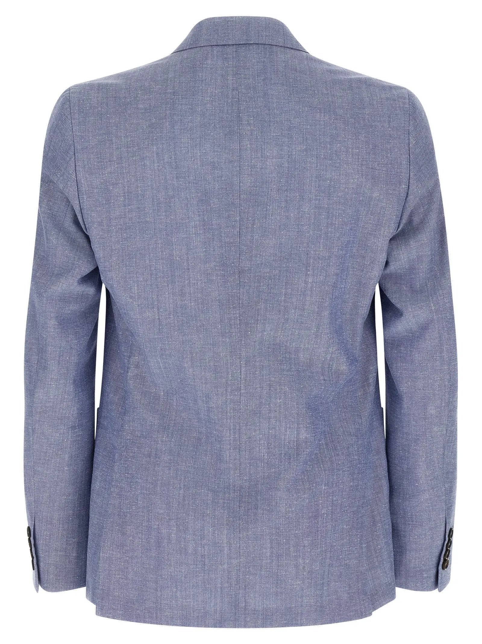 Pal Zileri Blue Wool Blazer